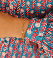 Linked Hearts Bracelet