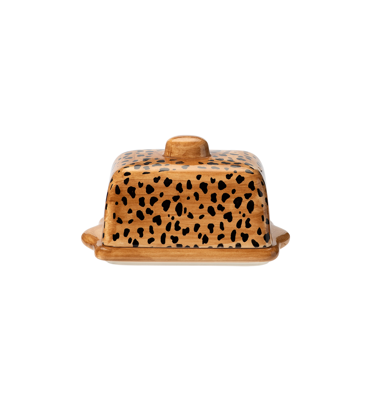 Leopard butter dish - anna+nina