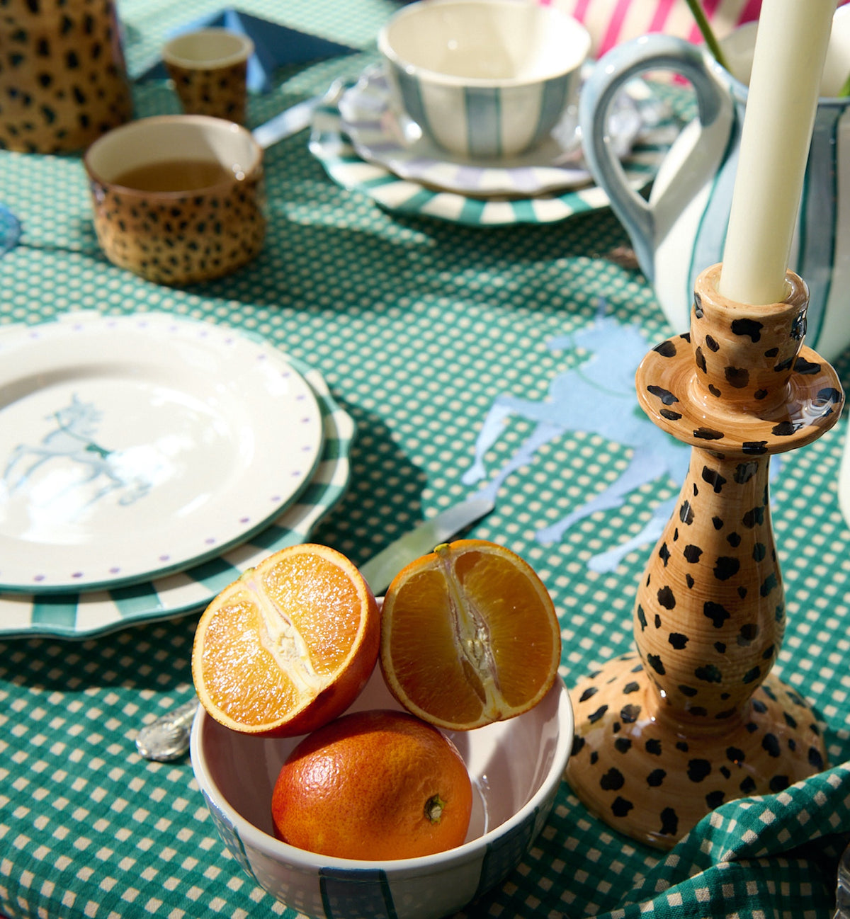 Leopard candle holder - anna+nina