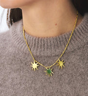 Star aligned necklace