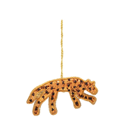 Festive leopard ornament - anna+nina