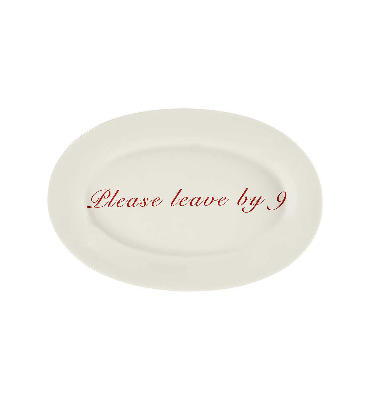 Please leave by 9 serving platter - anna+nina