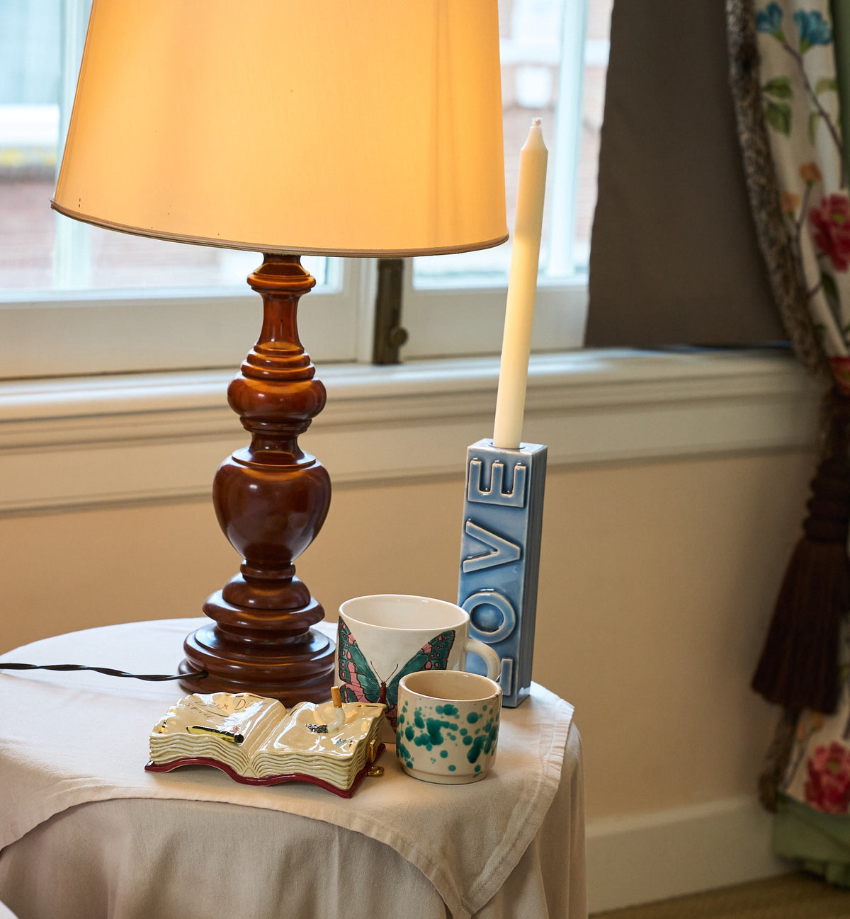 Love mist candle holder blue - anna+nina