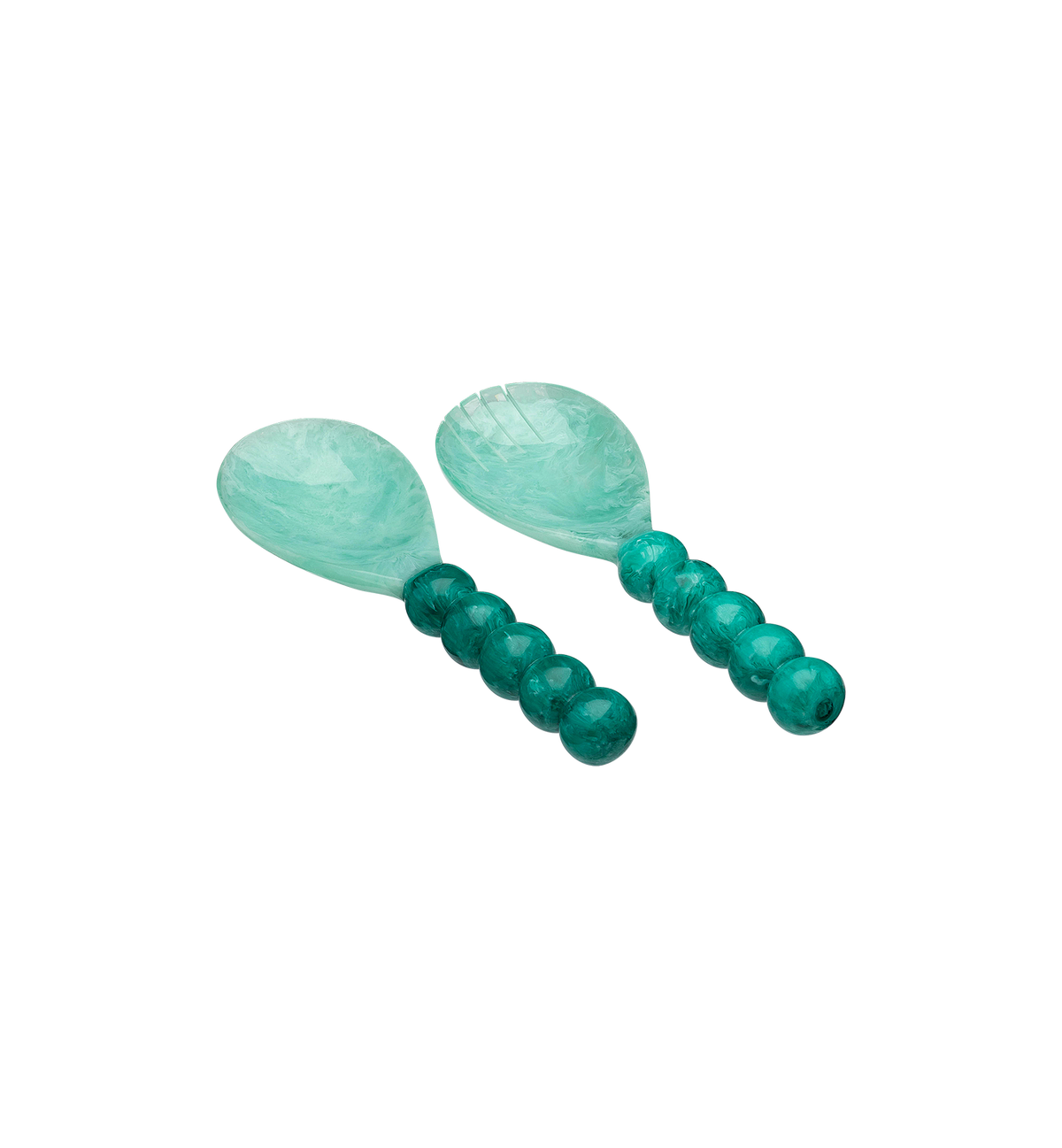 Basil salad server set green - anna+nina