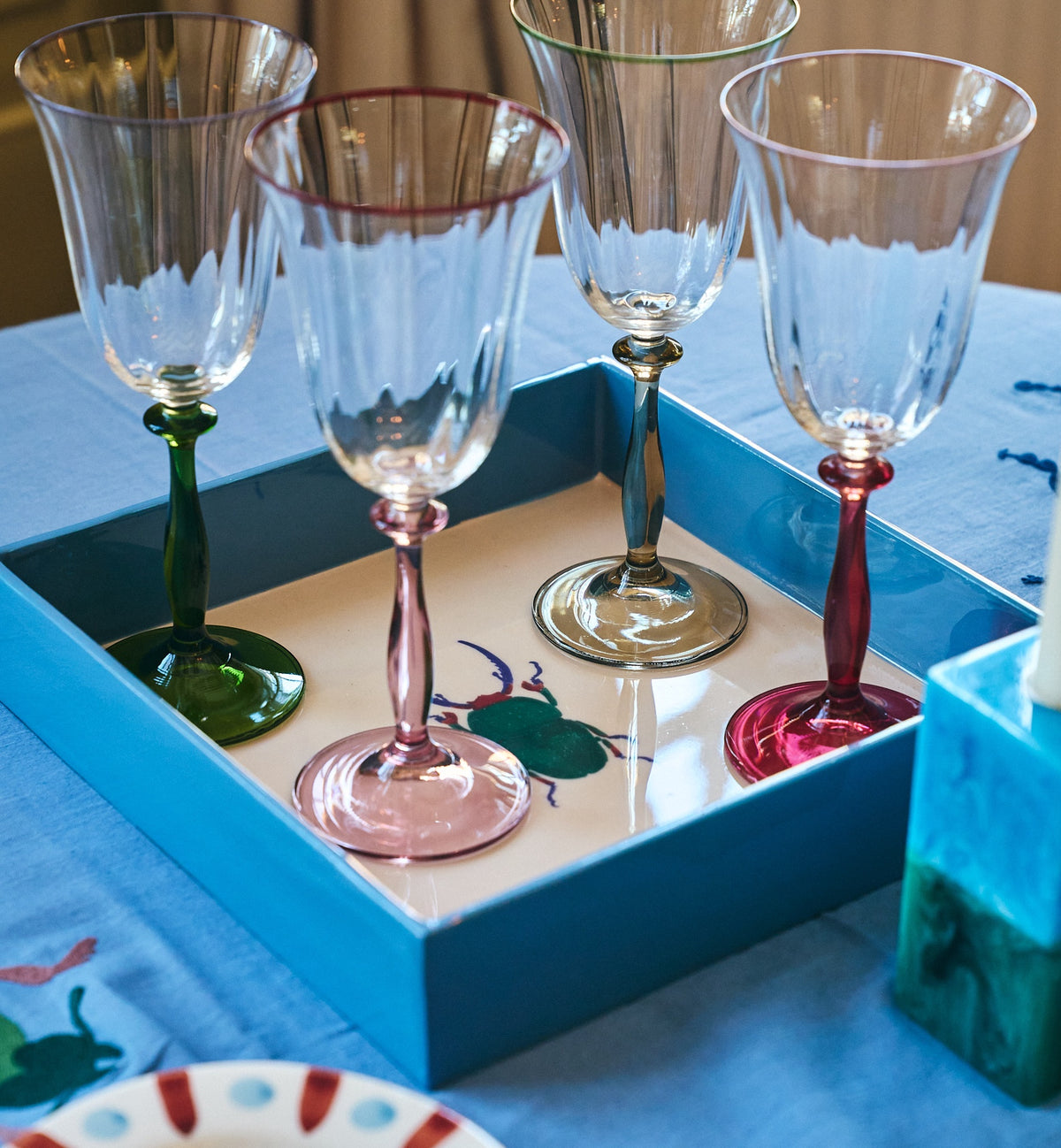 Toasts & tales optic wine glass set of 4 - anna+nina