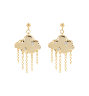 Heads in the clouds stud oorbellen - Anna+Nina