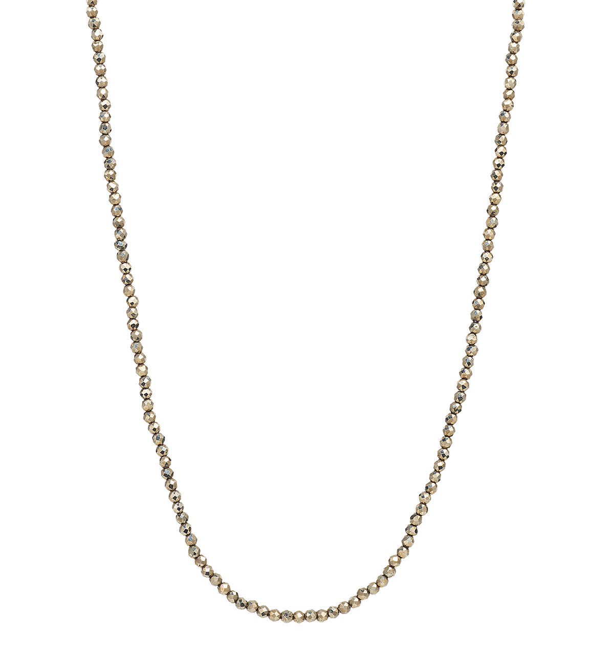 Pyrite Gemstone Necklace - Anna+Nina