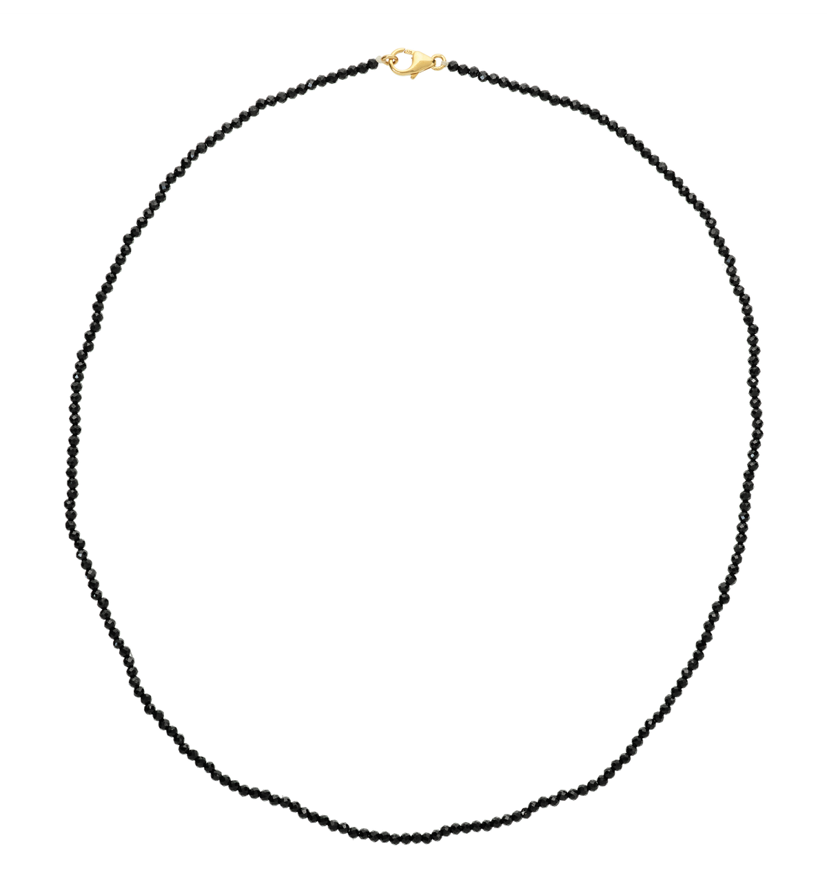 Black Onyx Gemstone Necklace - Anna+Nina