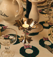Frilly Argent Tealight Holder - anna+nina