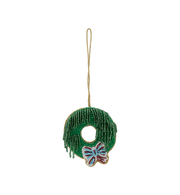 Beaded Wreath Ornament - Anna+nina