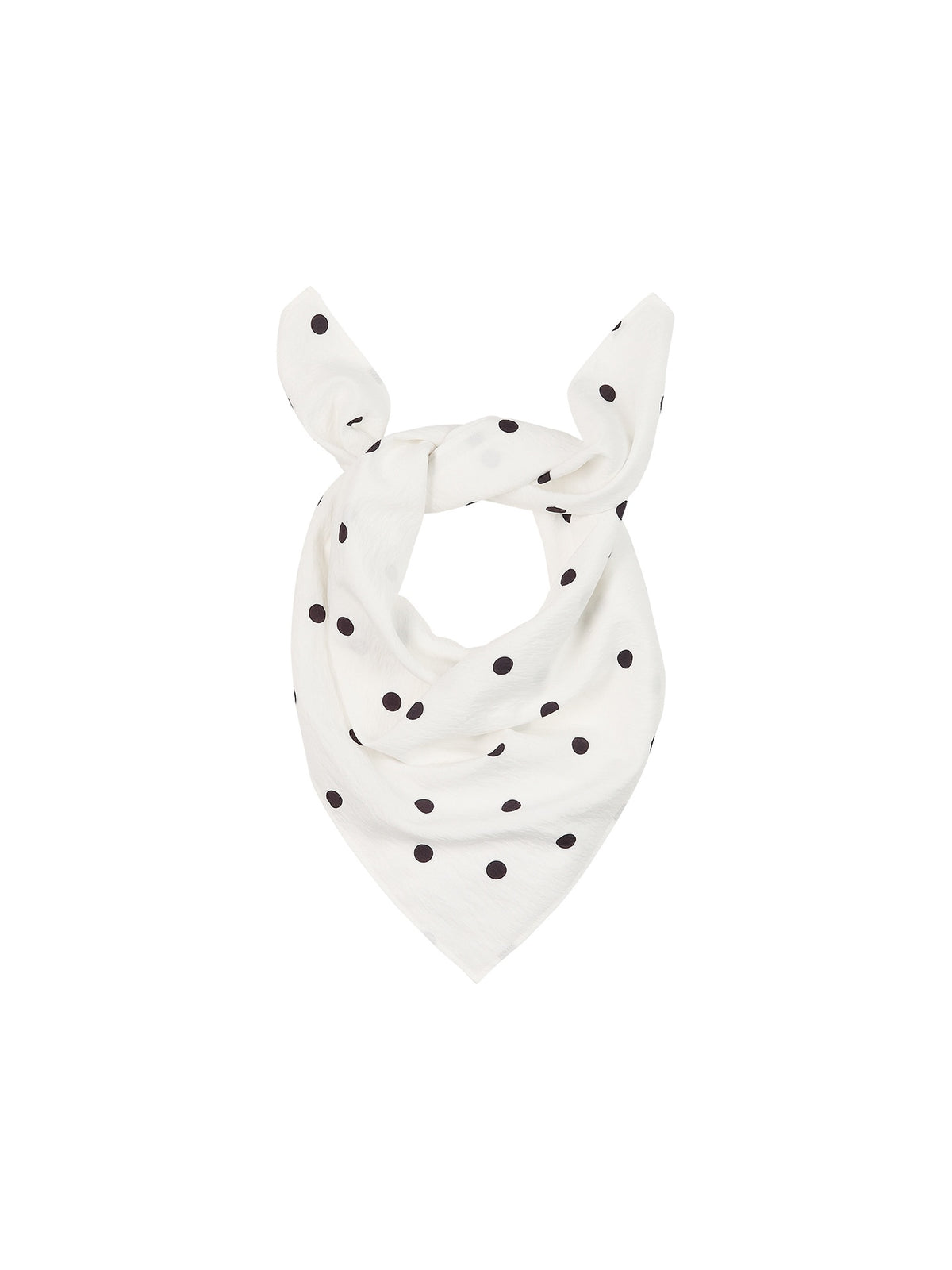 Dotted scarf -catwalk junkie