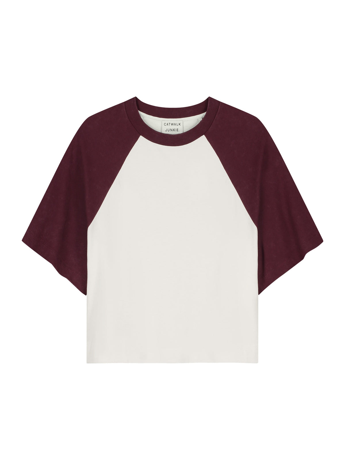 baseball contrast t-shirt - catwalk junkie