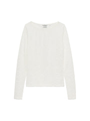 Lace longsleeve -  Egret - Catwalk junkie