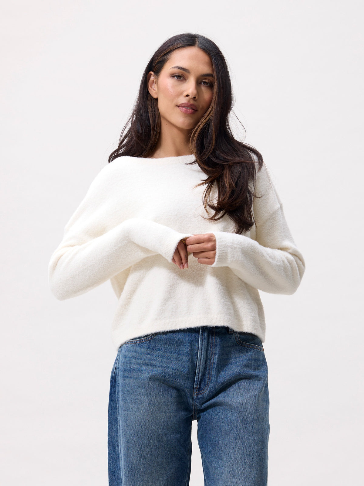 Soft knit cream - catwalk junkie | Jil concepstore