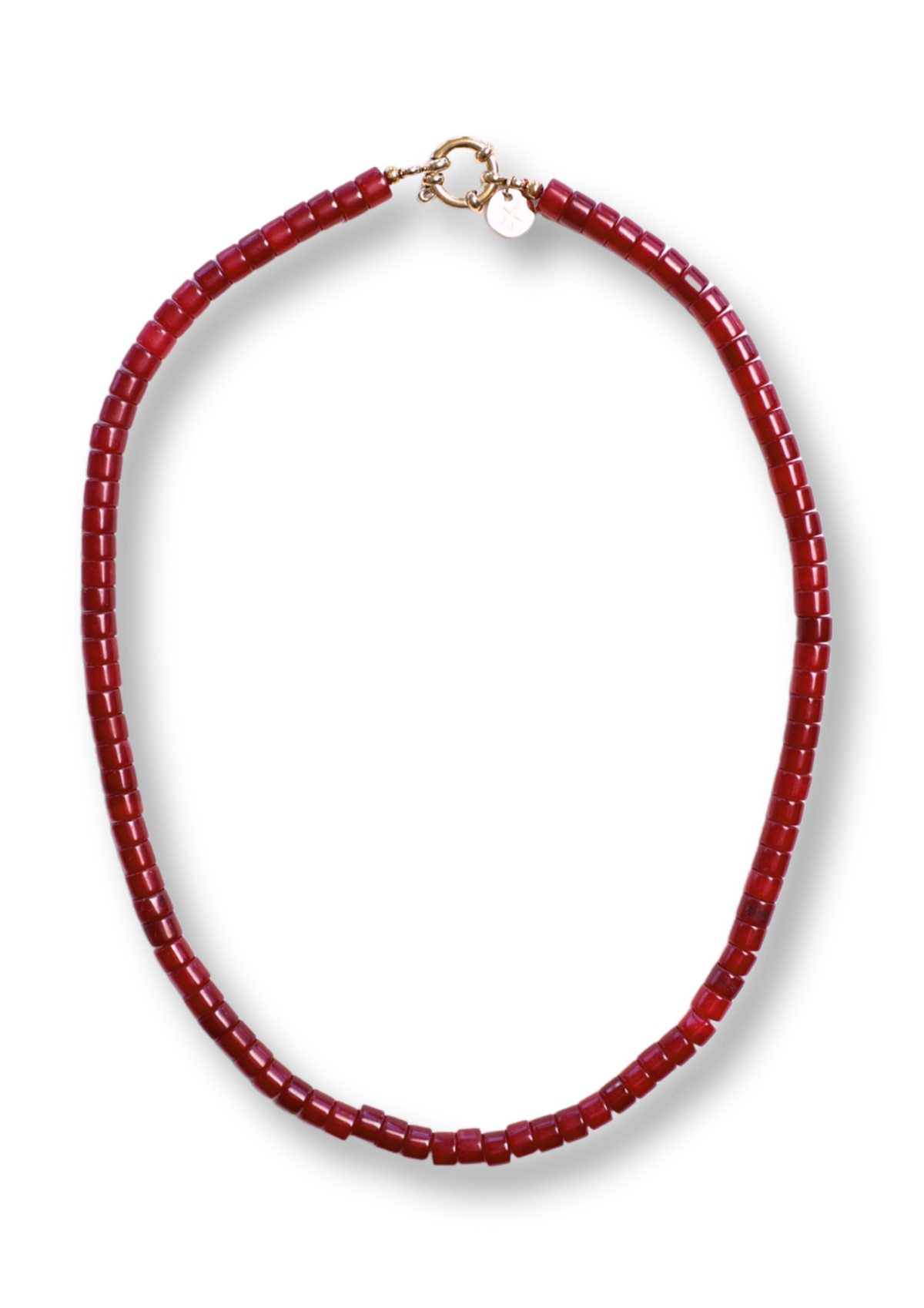 Moos burgundy necklace - Bonnie studios