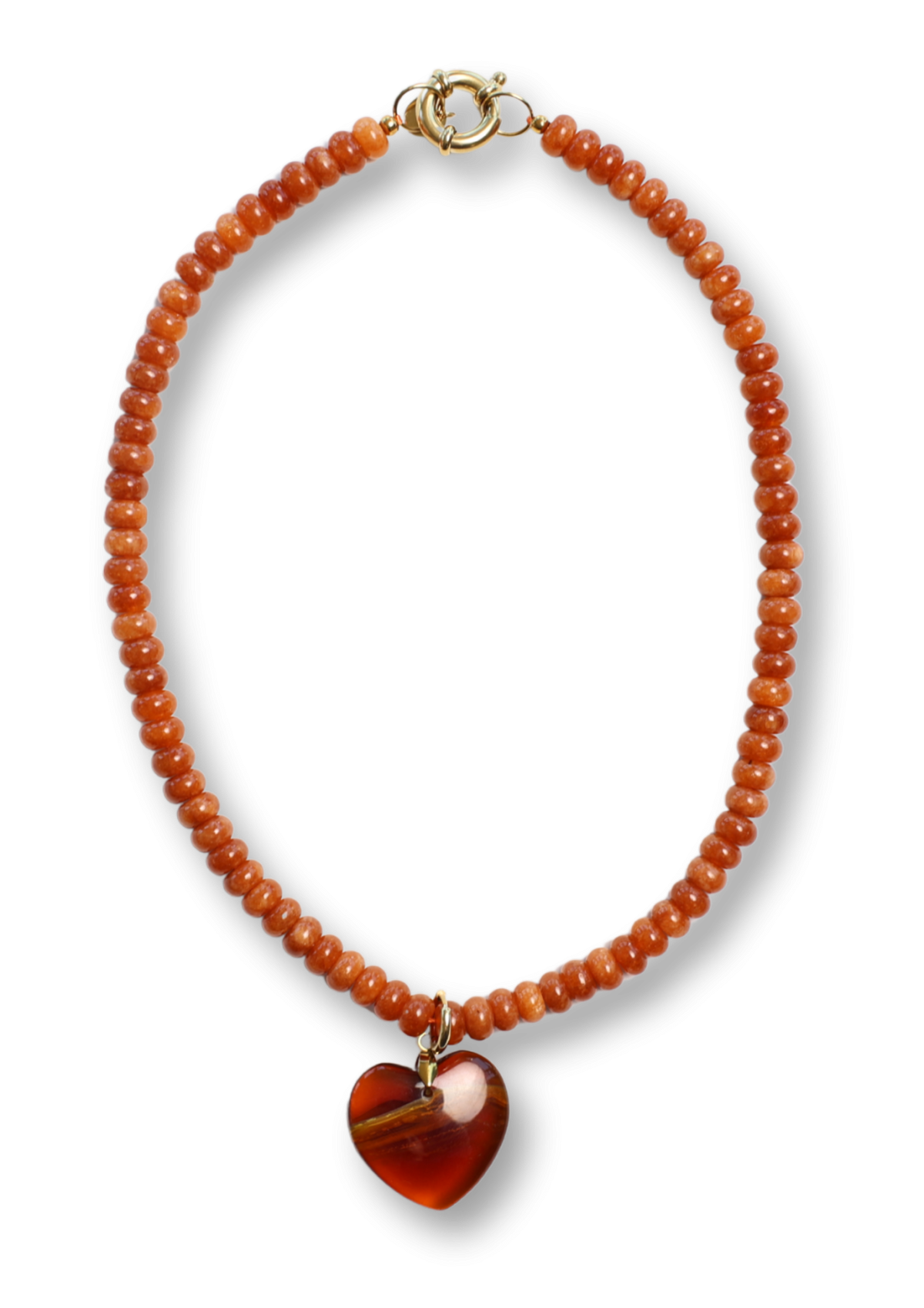 camel heart necklace - bonnie studios