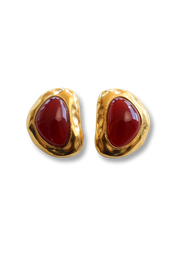 royal red oorbellen - bonnie studios