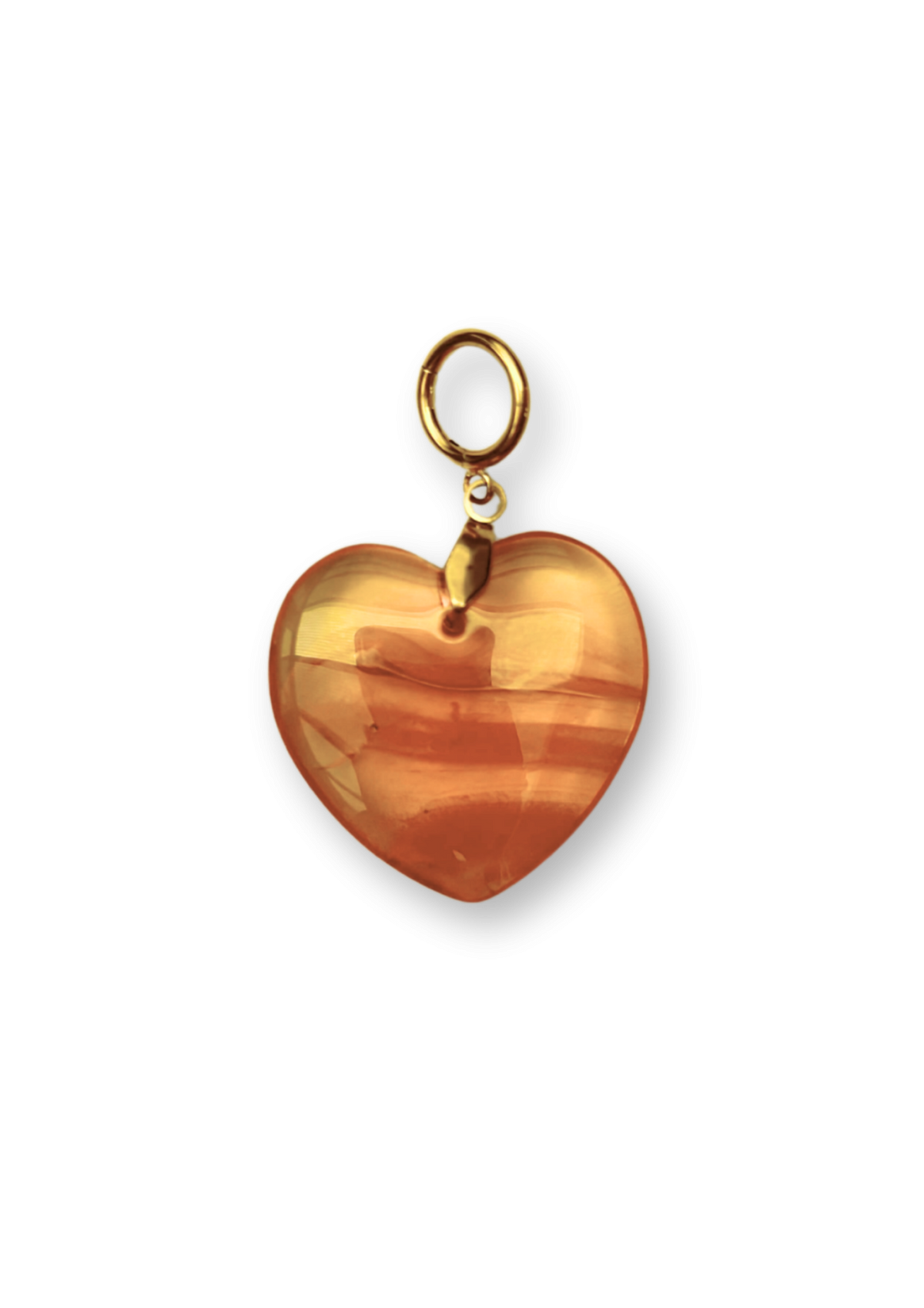 Heart Glass Orange Pendant - bonnie studios | Jil conceptstore