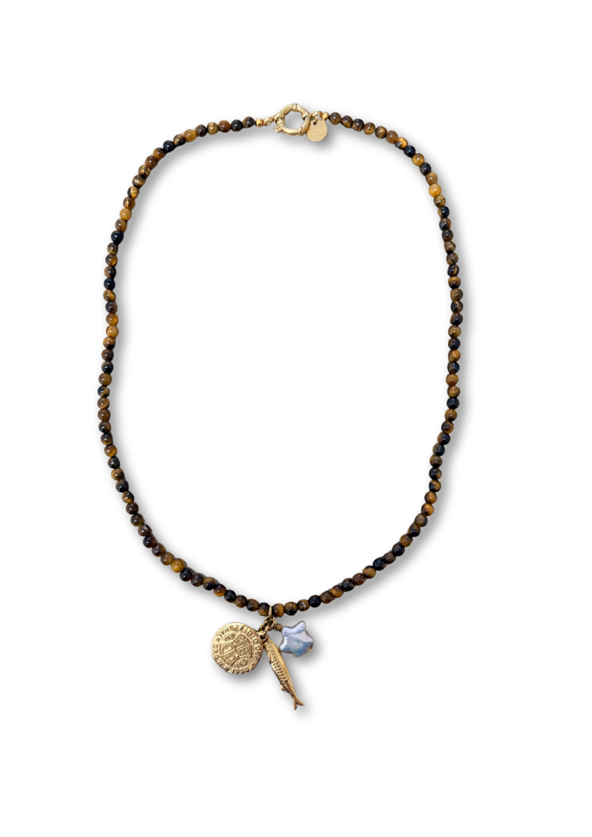 Brown trio necklace - bonnie studios | Jil conceptstore