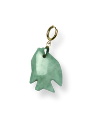 Green fish pendant - bonnie studios