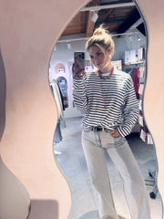 Striped long sleeve - Off white - catwalk junkie