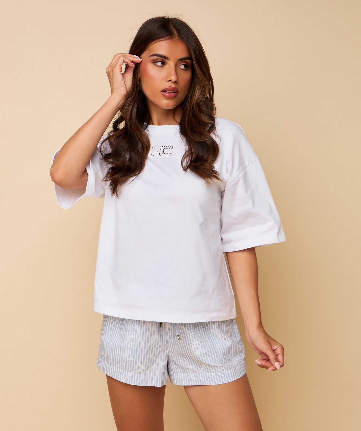Bobbie t-shirt white - heyb club
