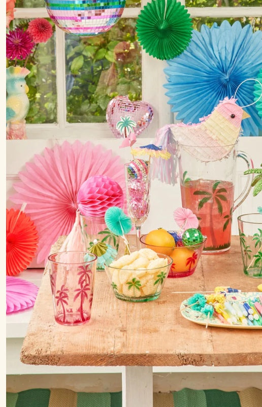 beker roze palmboom - Rice HSGLC-PALMI |Jil Conceptstore