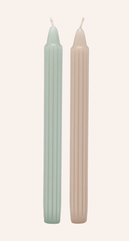 Neutral candle set of 2 - Anna+nina