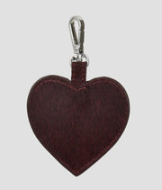 Sleutelhanger Heart deluxe Bordeaux - Nunoo bags
