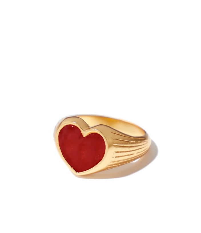 Amoux ring malachite