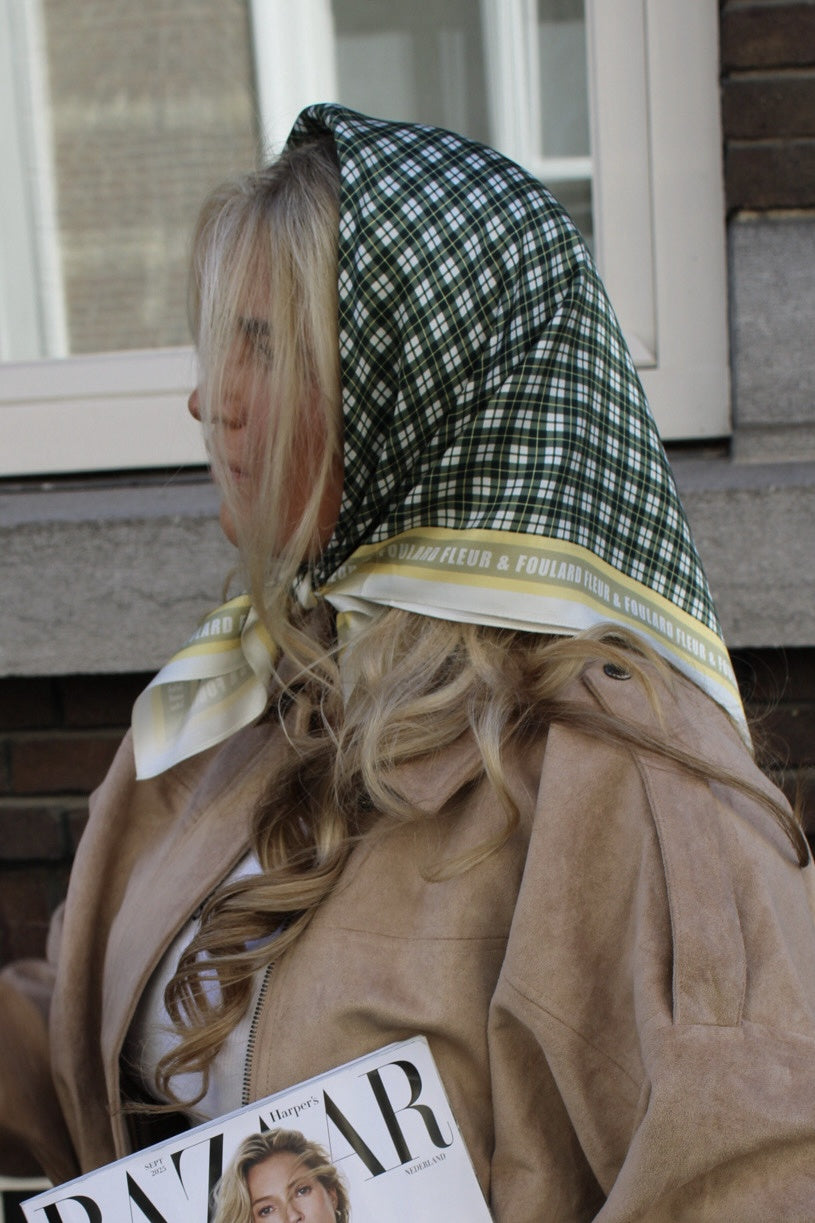 scarf double check - fleur & foulard