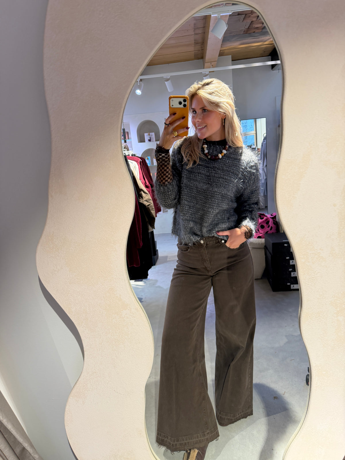 Moore denim wide pants delicioso - another label