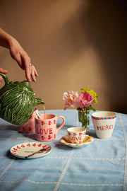 Keramiek Theepot/teapot - Groen - Hand-painted - rice | Jil concepstore