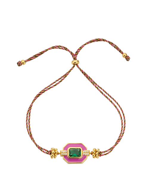 fuchsia art deco armband - mya bay