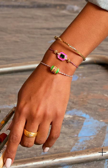 fuchsia art deco armband - mya bay