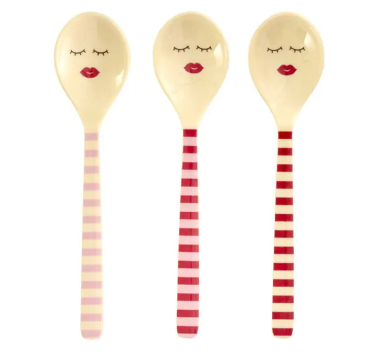 Small spoon gezichtje  - rice | jil conceptstore MELSP-SSTRIIXCP