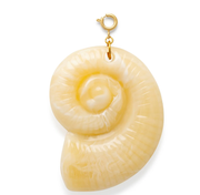 oversized shell bedel beige - le veer