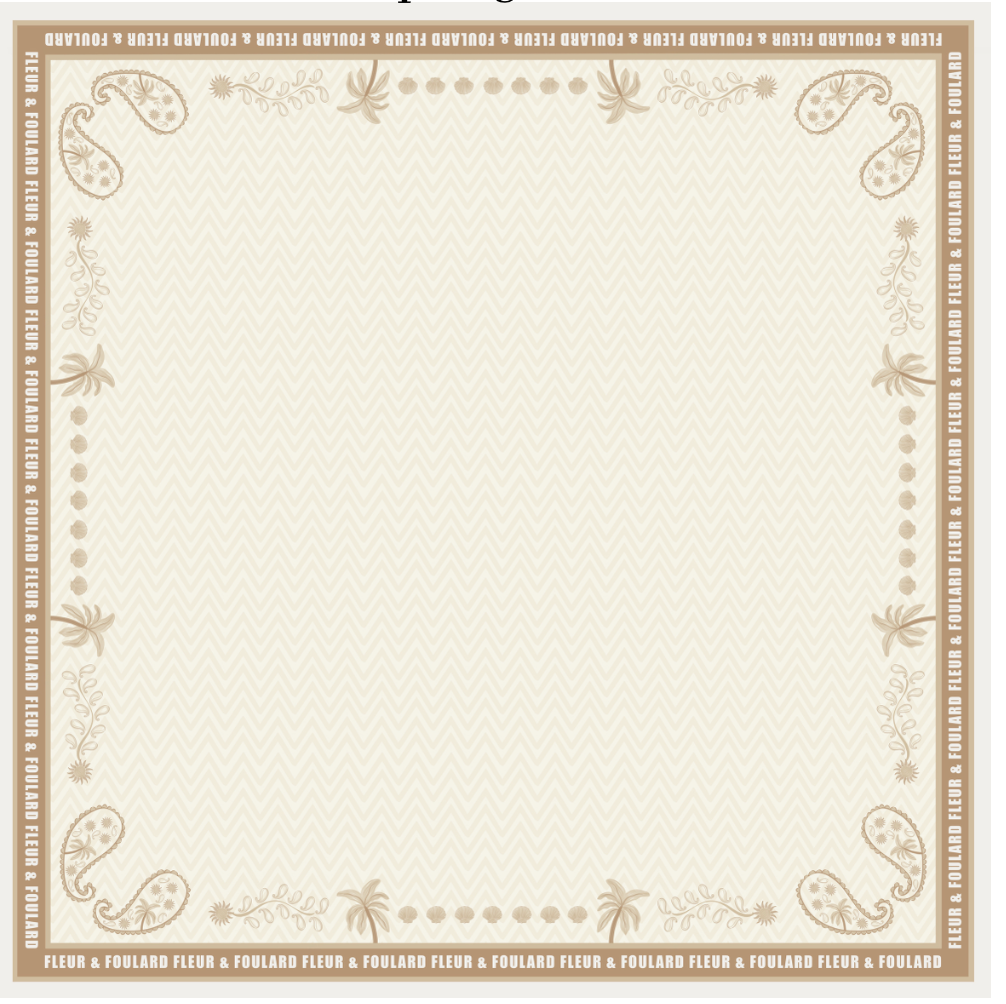 scarf Palm Springs - fleur & foulard