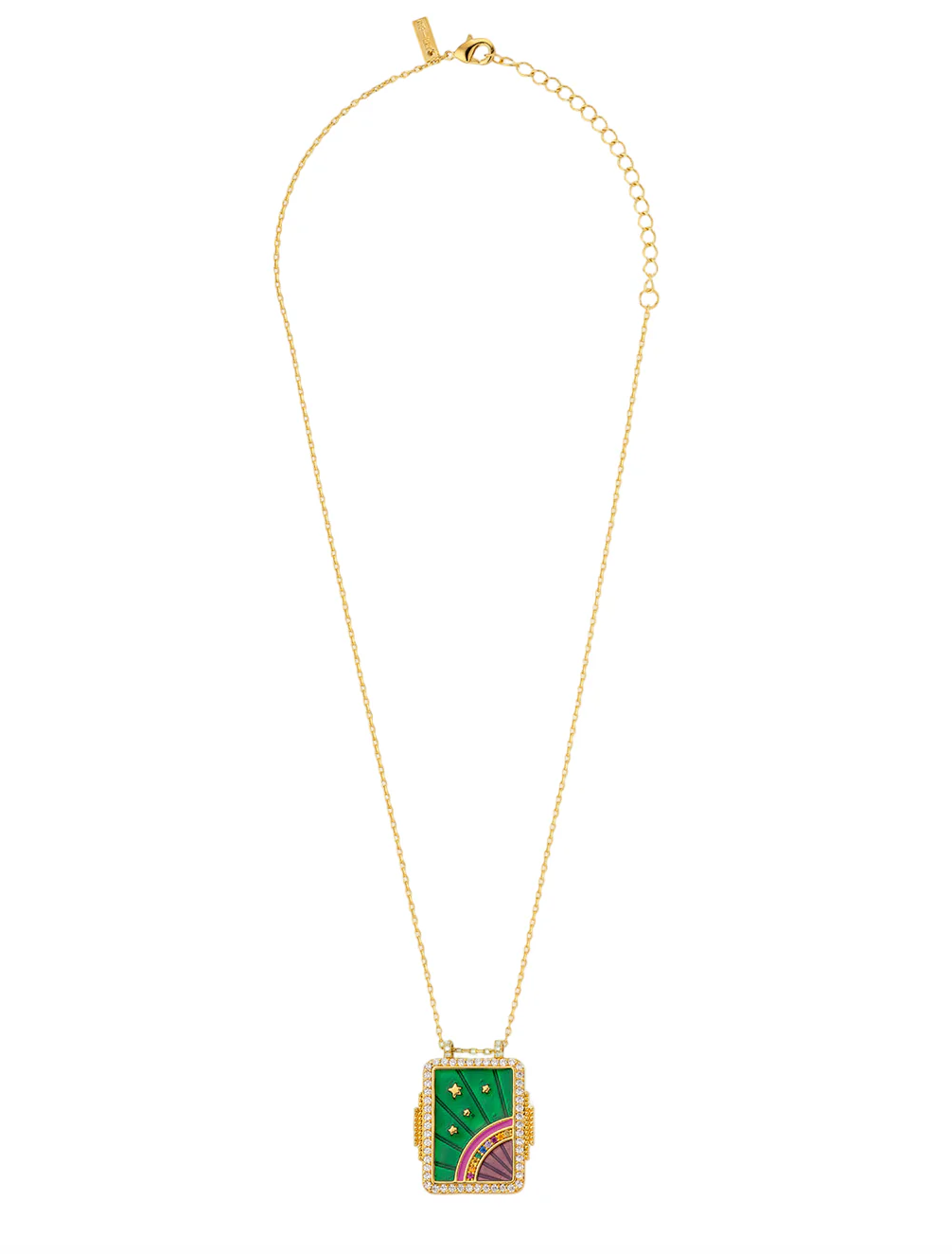 green rainbow Boheme ketting - mya bay