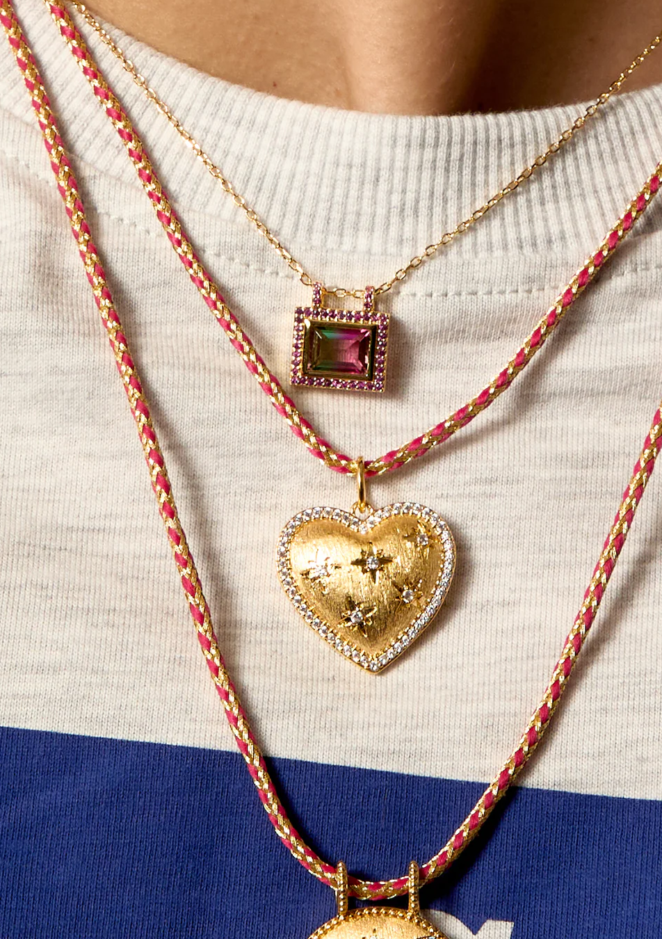 big fun heart necklace - mya bya