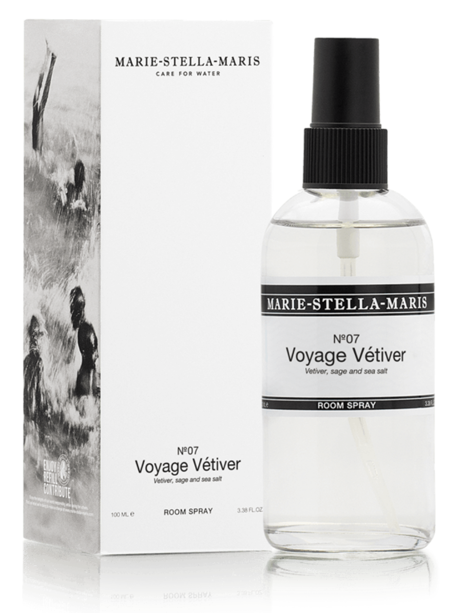 Roomspray voyage Vétiver 100 ml - marie stella maris  | Jil Conceptstore