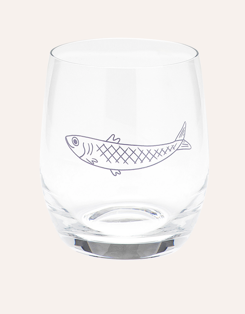 Sardine water glass - Anna+Nina
