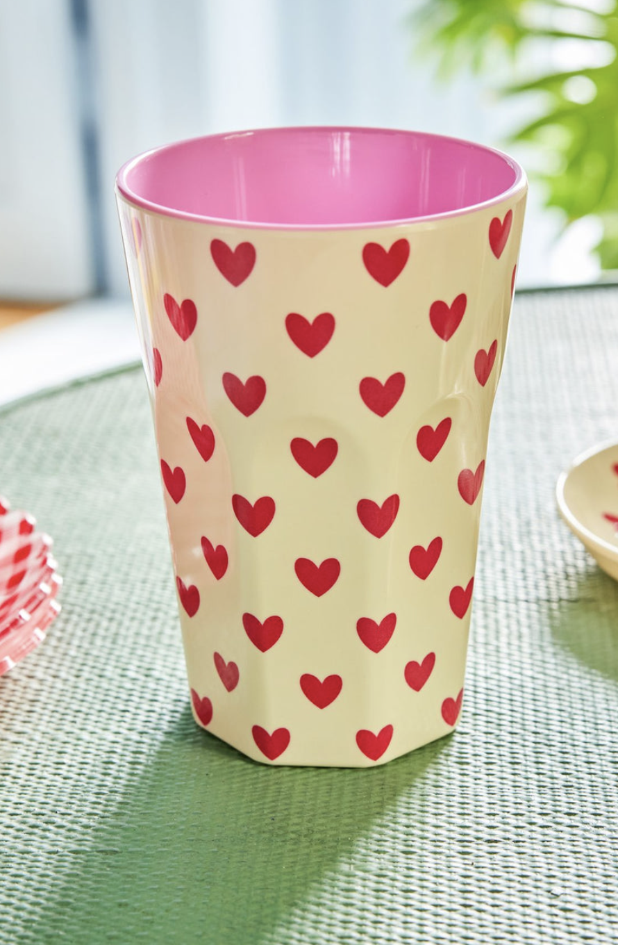 Tall cup darling hearts - Rice MELCU-LDAHE | Jil Conceptstore
