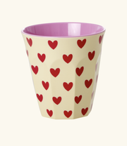 Medium cup darling hearts - rice MELCU-DAHE - Jil Conceptstore
