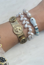 bracelet hippy fish blue - bracelet
