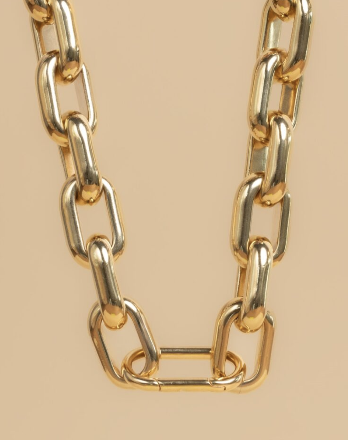 lima large chain gold necklace - souvenirs de pomme | Jil Conceptstore