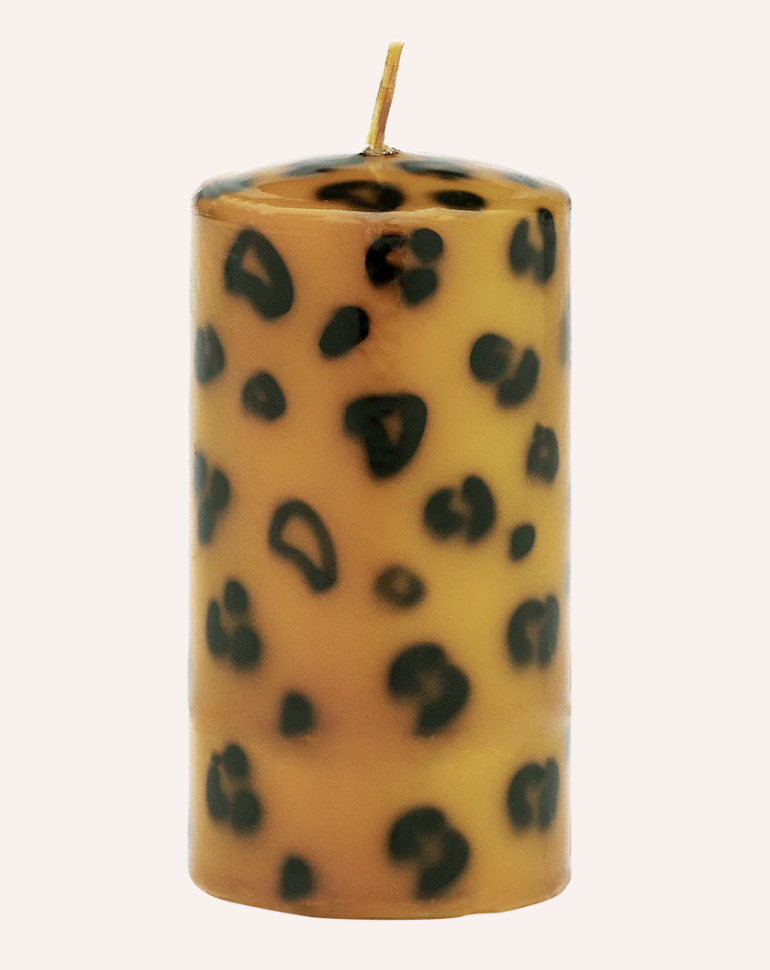Kort  leopard print blunt candle - anna + Nina