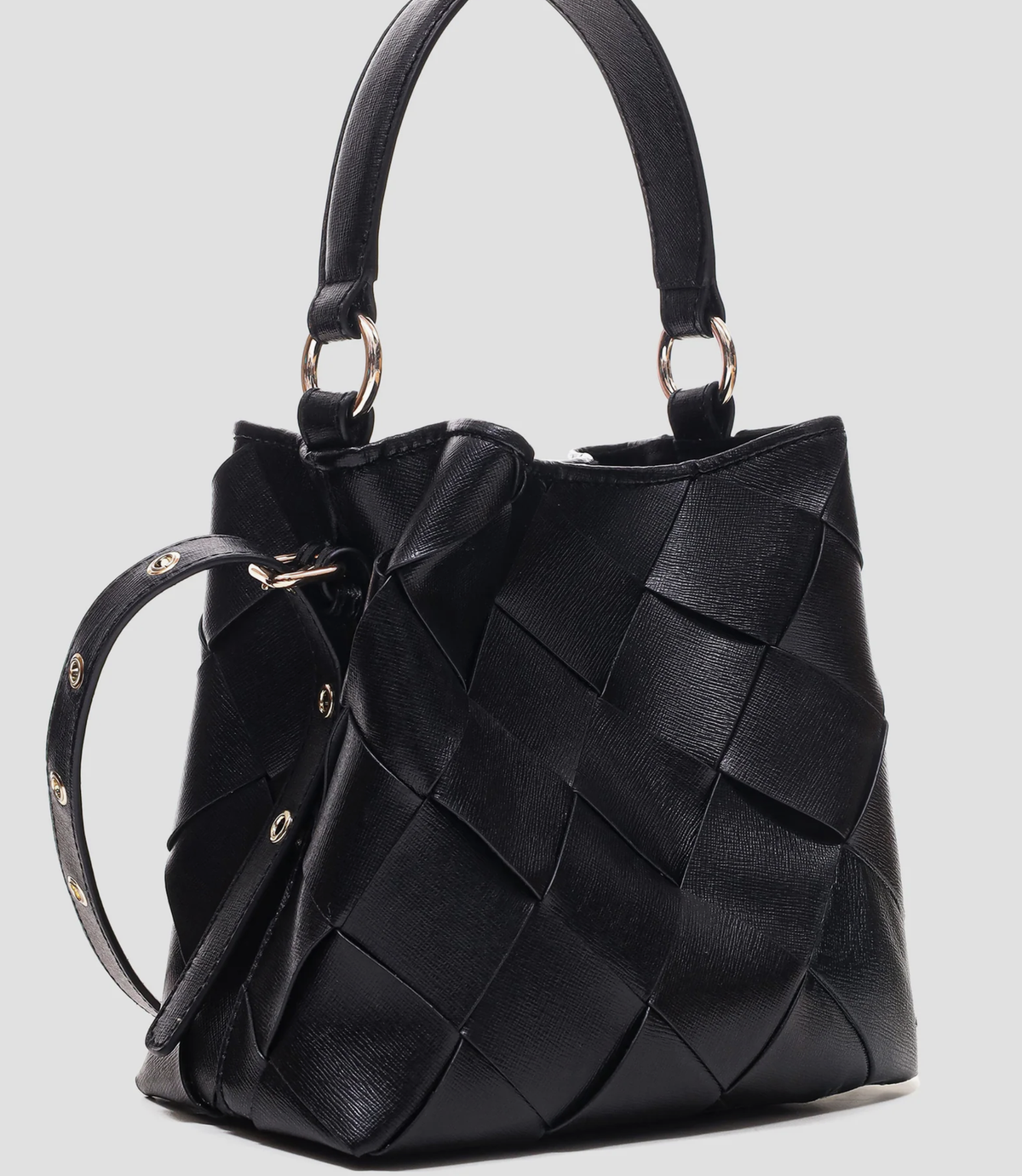small chiara braided florence black - nunoo bags