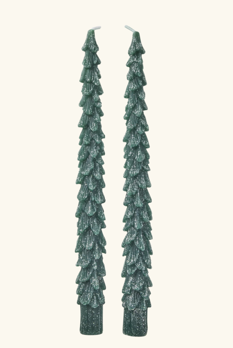 kaarsen kerstboom shape - rice
