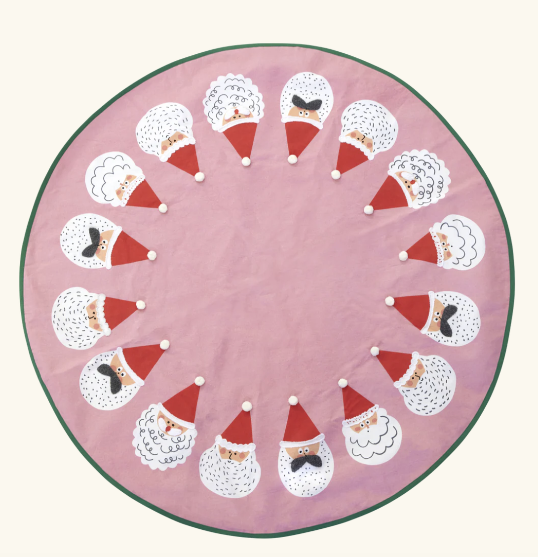 cotton christmas tree carpet - rice